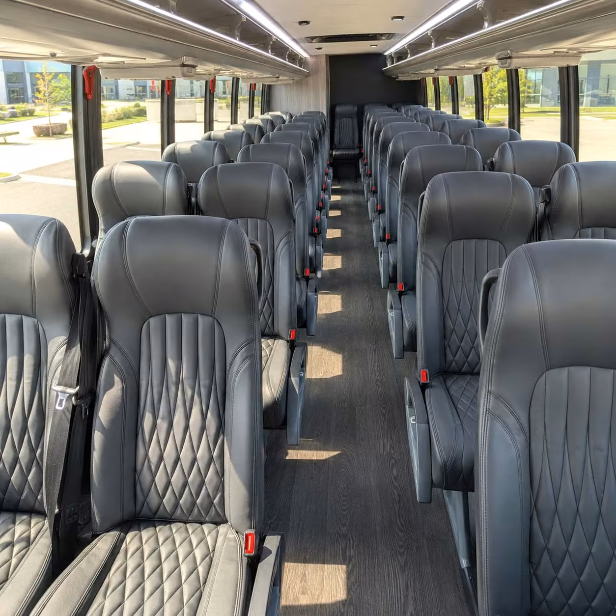 28 passenger minibus inside