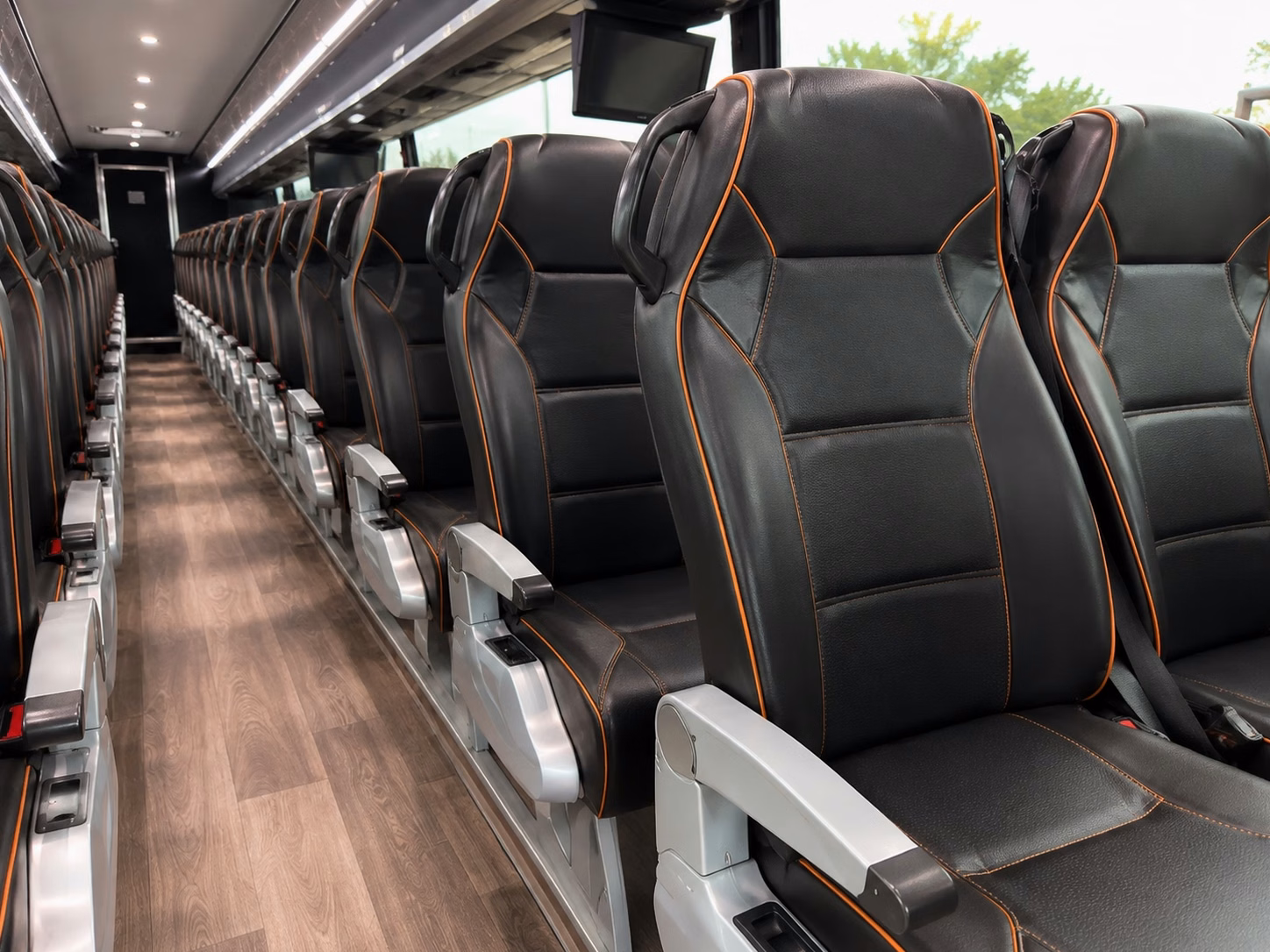 tulsa charter bus interior