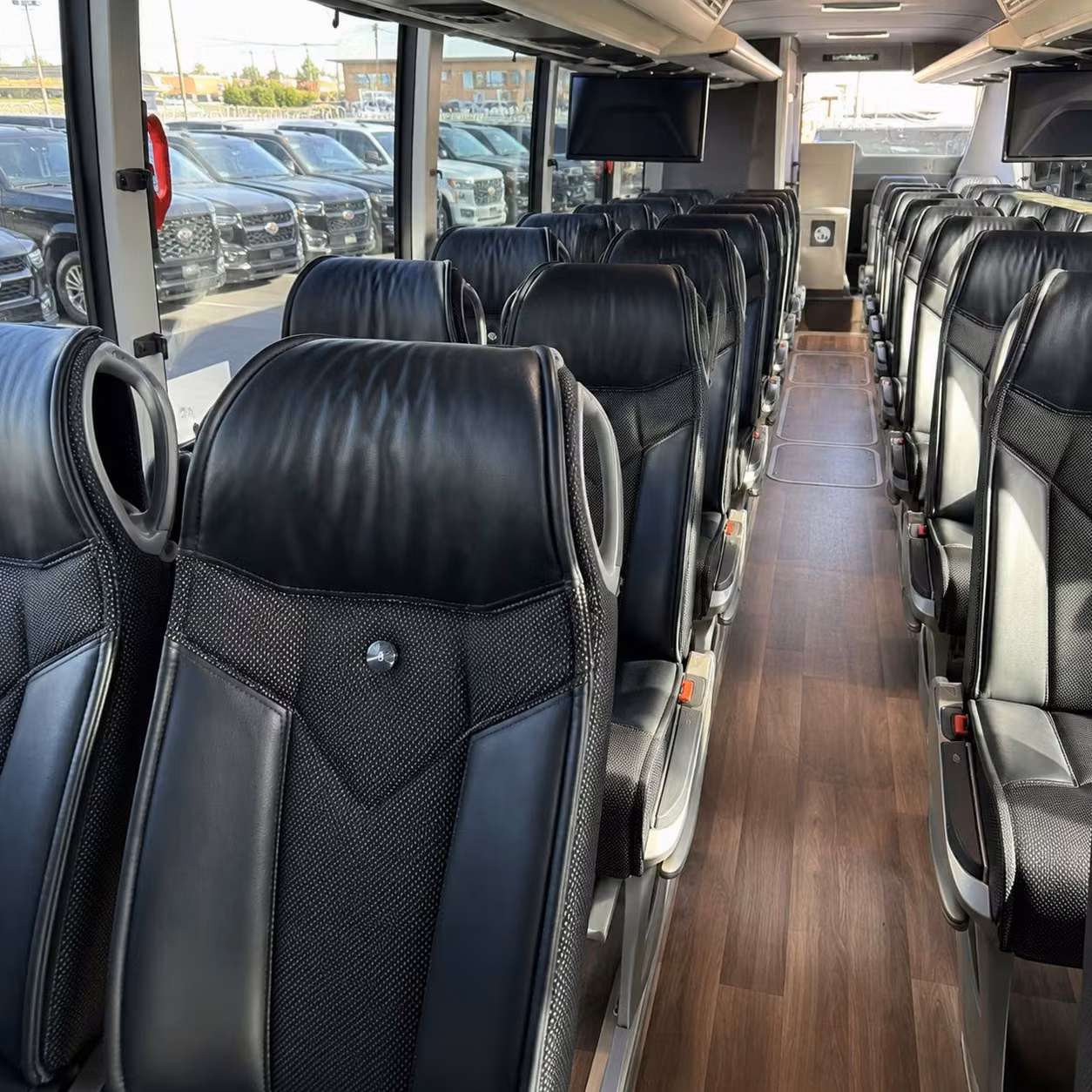 tulsa charter bus rental inside